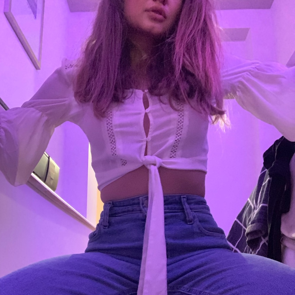 Top crop top boho H&M DIVIDED